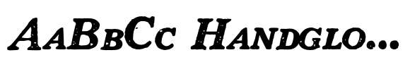 1906 French News Caps Bold Italic image