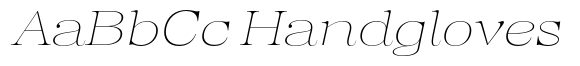 Regaris Plain Thin Expanded Italic image
