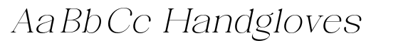 Celima Extra Light Extra Expanded Italic image