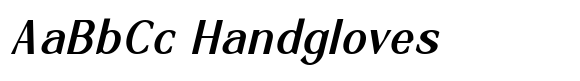Nedilac Italic font sample