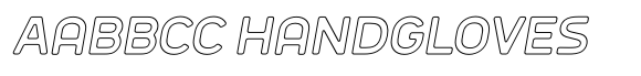 Sandport Regular Outline Italic image
