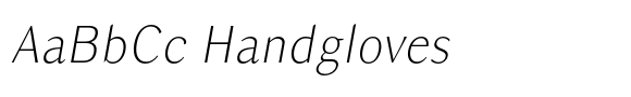 Owning Sans Extra Light Condensed Slanted image
