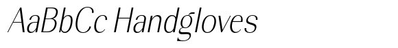 Gergion  Extra Light Semi Condensed Slant image