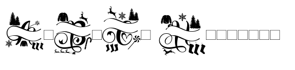 Samantha Christmas Monogram Only image