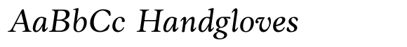 Anko Regular Italic font sample
