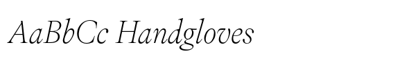 Sharp Serif Text Thin Italic image