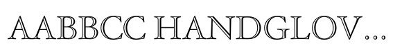 Hoefler Text Engraved image