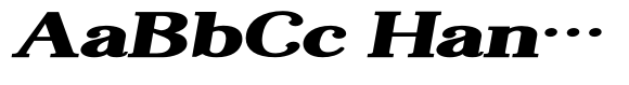 Lebora Contrast Extra Expanded Italic image