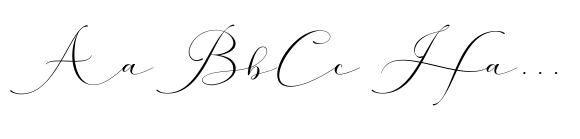 Love West font sample