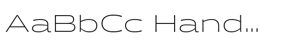 Halogen Flare Pro Cyrillic Thin font sample