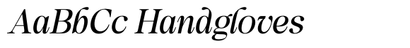 Halidary Italic font sample