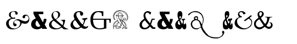Ampersands One image