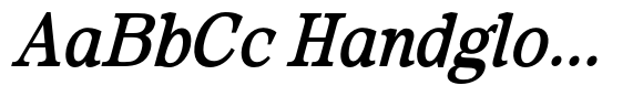 Gulder Radeon Semi Condensed Italic image