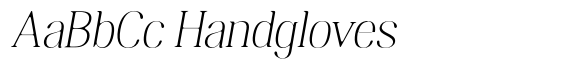 Glowira Soft ThinItalic image