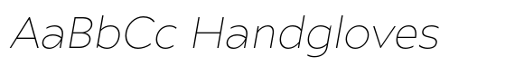 Ariana Pro Thin Italic image