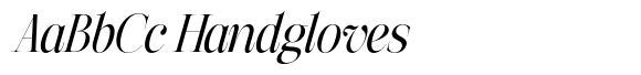 The Portray Italic font sample