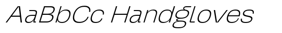 Graftyne Display Thin Expanded Italic image