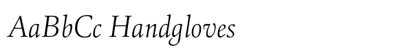 Cattigan Extralight Italic image