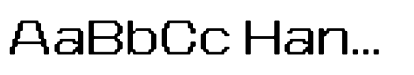 CA Yoshiro Pixel Blur Wide Bold image