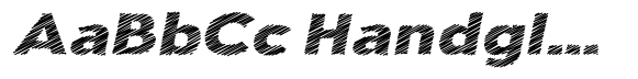 Aukim II Strokes Bold Expanded Italic image