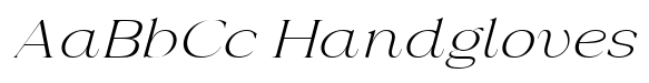 Mugnelis Thin Expanded Italic image