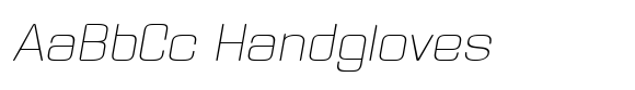 Rounvia Thin Semi Expanded Italic image