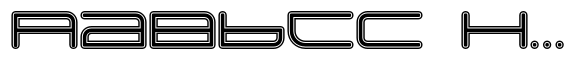 Mad.gtx Wide Rounded Boldline font sample