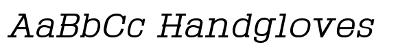 Montrex Slab Regular Semi Expanded Italic image