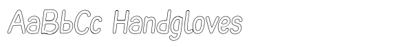 Funmania Land Brush Outline Italic image