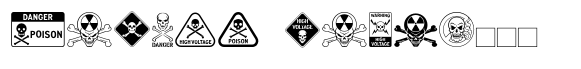 ToxIcons FTY Tox Icons Warning Signs Regular image