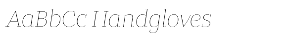 Bandera Text Thin Italic image