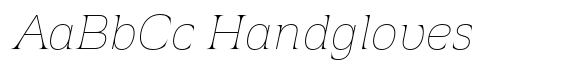 Atsanee Thin Italic font sample