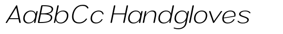 Rathing Soft ExtraLight Expanded Italic image