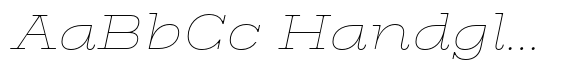 Thawilak Slab Thin Italic image