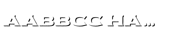 Ramenson Serif Shadow Rough image