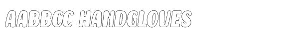 Adorable Dear Angular Outline Italic image