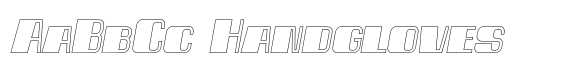 Spacho Extra Black Outline Italic image