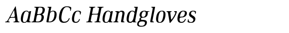 Ethos Condensed Regular Italic image