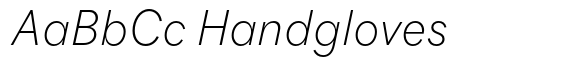 Flink Neue Cnd Light Italic font sample