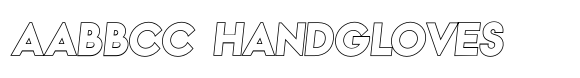 Vivexa Italic Outline Black image