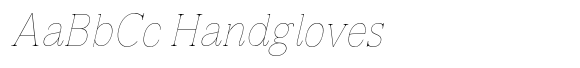 Vintora Serif Vintora Thin Semi Condensed Italic image