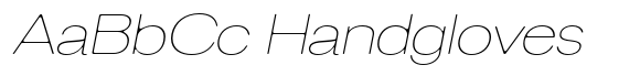 Degitan Soft Thin Expanded Italic image