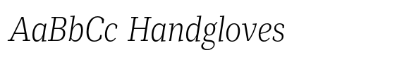 Mediator Serif Narrow Extra Light Italic image
