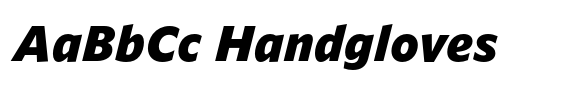 Forley Black Italic image