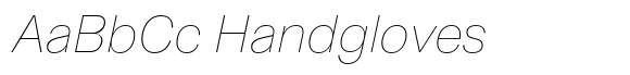Kern Standard Thin Italic image