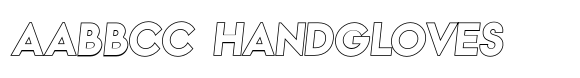 Vivexa Italic Outline Extra Bold image