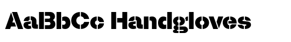 Booster Stencil Extrabold font sample