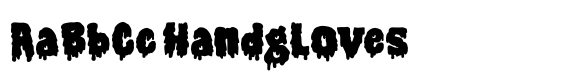 Gothic Haunt Blood font sample