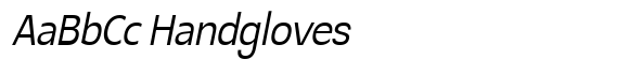 Glorytalk Sans Italic Semi Condensed image