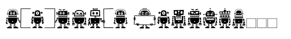 Robots ht font sample
